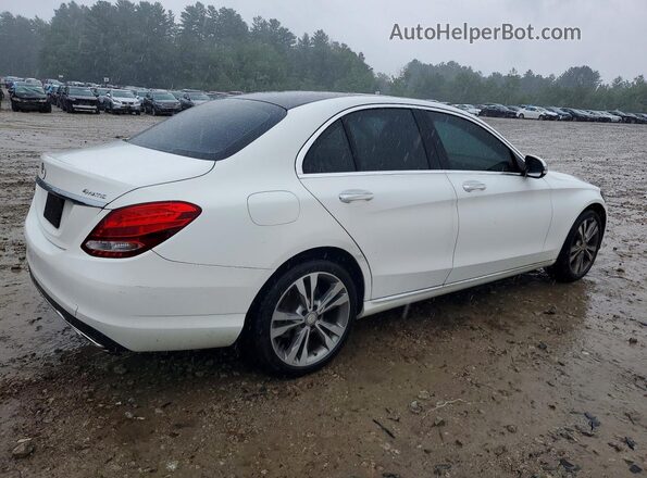 55SWF4KB2GU110086 2016 MERCEDES-BENZ C White Trasero derecho