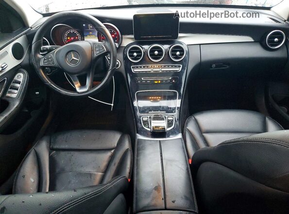 55SWF4KB2GU110086 2016 MERCEDES-BENZ C White Vista del salpicadero