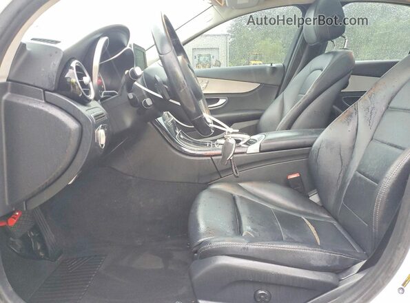 55SWF4KB2GU110086 2016 MERCEDES-BENZ C White Vista interior delantera
