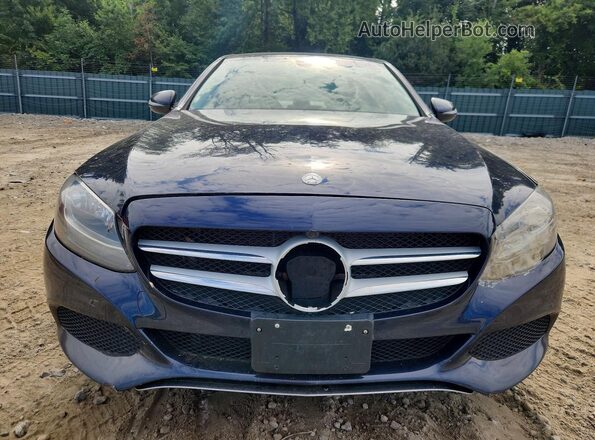 55SWF4KB2GU112338 2016 MERCEDES-BENZ C Blue Դիմացի տեսք