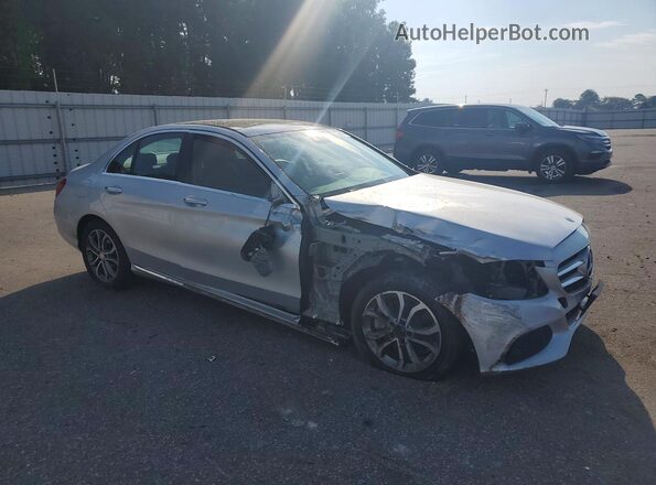 55SWF4KB2HU207368 2017 MERCEDES-BENZ C Silver Առջևի աջ