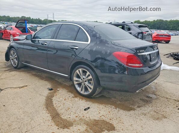 55SWF4KB2JU259606 2018 MERCEDES-BENZ C Black Հետևի ձախ