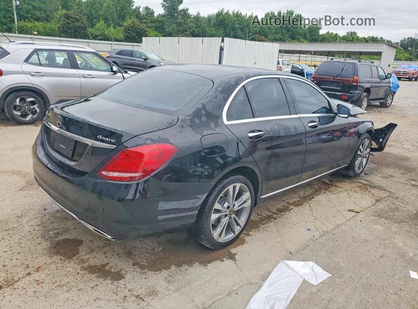 55SWF4KB2JU259606 2018 MERCEDES-BENZ C Black Հետևի աջ
