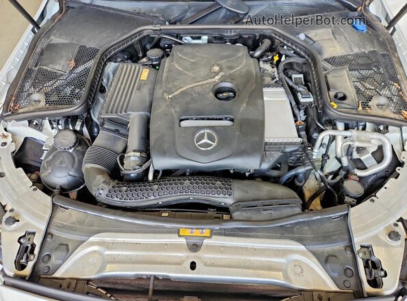 55SWF4KB3GU169969 2016 MERCEDES-BENZ C White Вид задньої частини салону