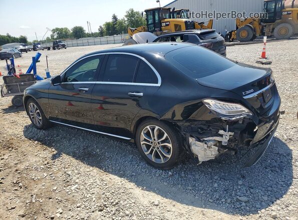 55SWF4KB3JU235380 2018 MERCEDES-BENZ C Black Tył lewy