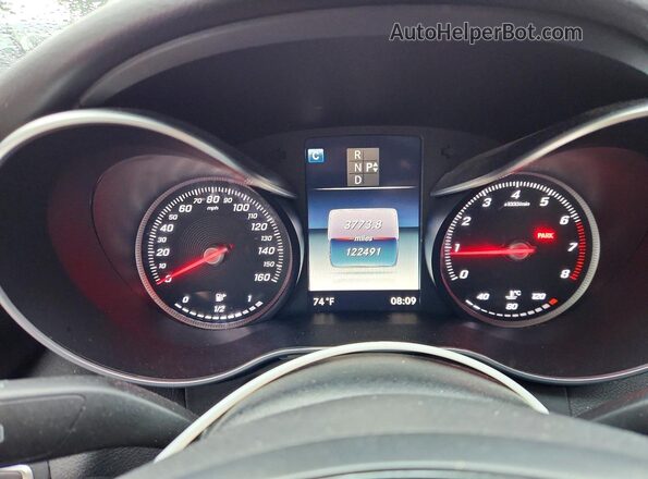55SWF4KB4GU127035 2016 MERCEDES-BENZ C Silver Widok zestawu wskaźników
