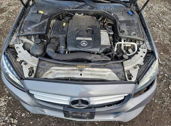 55SWF4KB4GU127035 2016 MERCEDES-BENZ C Silver Widok wnętrza z tyłu
