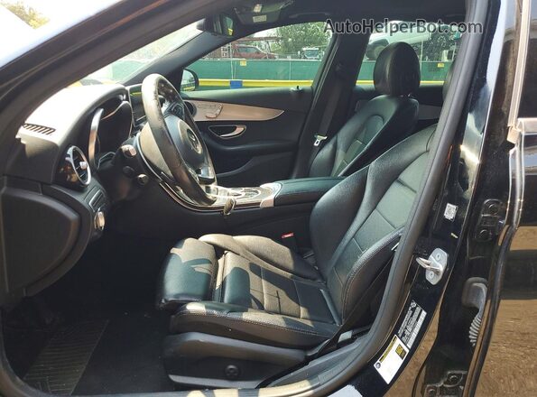 55SWF4KB4JU274642 2018 MERCEDES-BENZ C Black Вид салону спереду