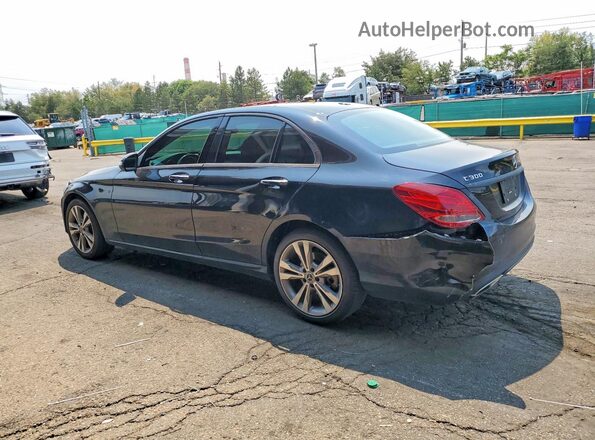 55SWF4KB4JU274642 2018 MERCEDES-BENZ C Black Задня ліва чверть