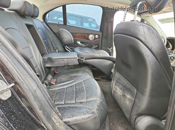 55SWF4KB5GU177281 2016 MERCEDES-BENZ C Black Rear seats view
