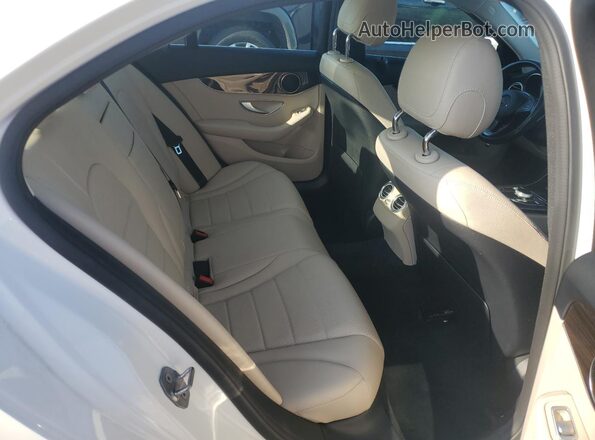 55SWF4KB6HU182815 2017 MERCEDES-BENZ C White უკანა სავარძლების ხედი