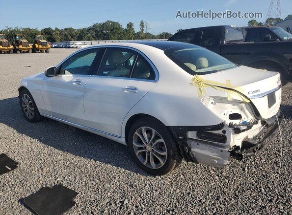 55SWF4KB6HU182815 2017 MERCEDES-BENZ C White უკანა მარცხენა