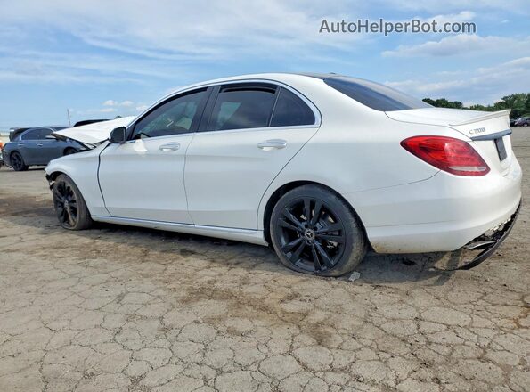 55SWF4KB6JU271578 2018 MERCEDES-BENZ C White უკანა მარცხენა