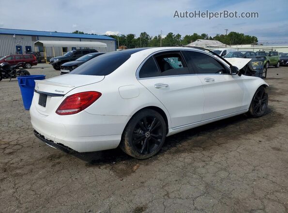 55SWF4KB6JU271578 2018 MERCEDES-BENZ C White უკანა მარჯვენა