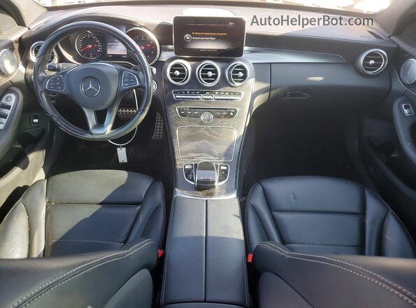55SWF4KB7GU175855 2016 MERCEDES-BENZ C Silver Առջևի վահանակի տեսք
