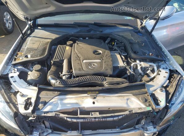 55SWF4KB7GU175855 2016 MERCEDES-BENZ C Silver Սալոնի հետևի տեսք