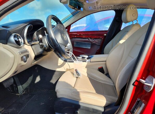 55SWF4KB9HU224619 2017 MERCEDES-BENZ C Red Вид салону спереду