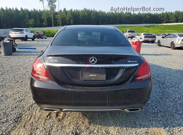55SWF4KB9JU269162 2018 MERCEDES-BENZ C Black Vista trasera