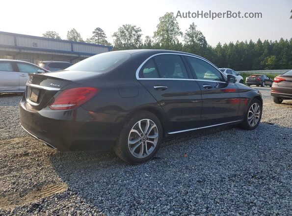 55SWF4KB9JU269162 2018 MERCEDES-BENZ C Black Trasero derecho