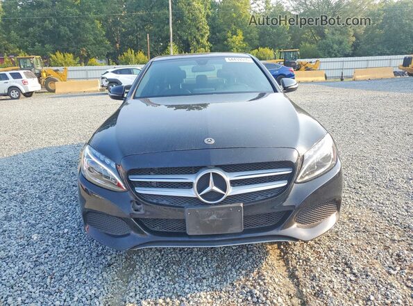 55SWF4KB9JU269162 2018 MERCEDES-BENZ C Black Vista frontal