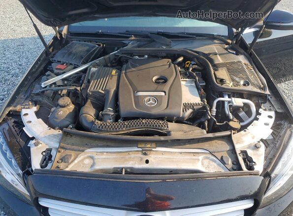 55SWF4KB9JU269162 2018 MERCEDES-BENZ C Black Vista interior trasera