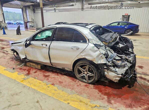 55SWF4KBXHU179805 2017 MERCEDES-BENZ C Silver Задня ліва чверть