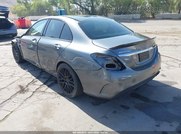 55SWF6EB0HU186110 2017 MERCEDES-BENZ AMG C 43 Gray Задня ліва чверть