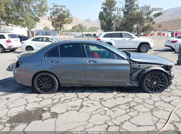 55SWF6EB0HU186110 2017 MERCEDES-BENZ AMG C 43 Gray Панорамний вид салону 360°