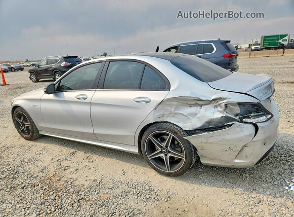 55SWF6EB0HU193736 2017 MERCEDES-BENZ C Silver Tył lewy