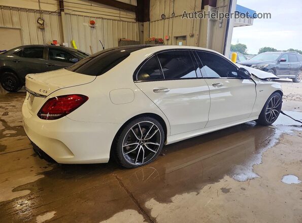 55SWF6EB0KU285422 2019 MERCEDES-BENZ C White Հետևի աջ
