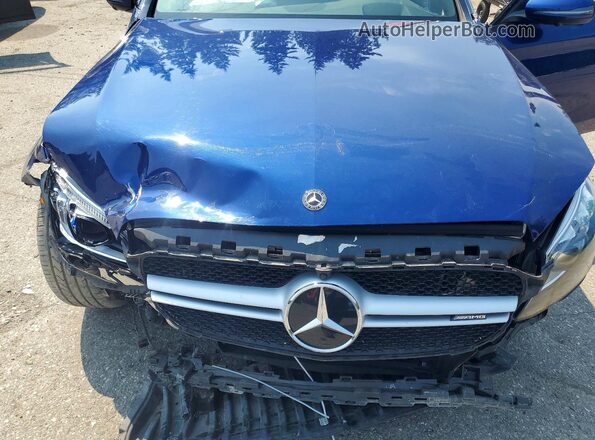 55SWF6EB1LU324343 2020 MERCEDES-BENZ C Blue უკანა სალონის ხედი