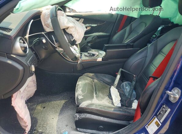 55SWF6EB1LU324343 2020 MERCEDES-BENZ C Blue წინა სალონის ხედი