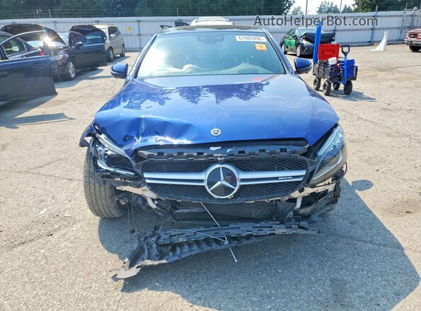 55SWF6EB1LU324343 2020 MERCEDES-BENZ C Blue წინა ხედი
