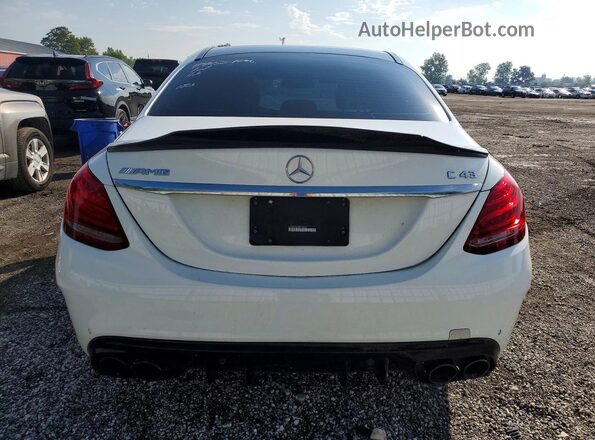 55SWF6EB2HU198629 2017 MERCEDES-BENZ C White Vista trasera