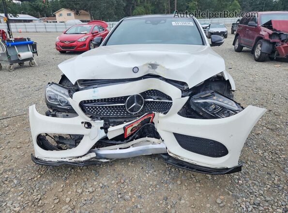 55SWF6EB3GU138342 2016 MERCEDES-BENZ C White Vista frontal