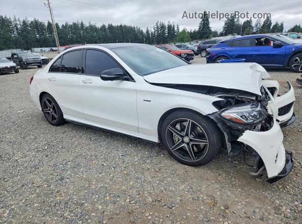 55SWF6EB3GU138342 2016 MERCEDES-BENZ C White Delantero derecho