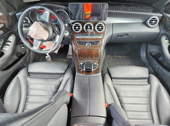 55SWF6EB4GU112476 2016 MERCEDES-BENZ C Silver წინა პანელის ხედი