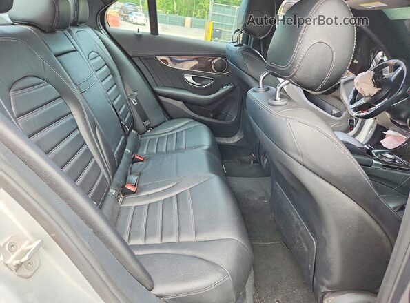 55SWF6EB4GU112476 2016 MERCEDES-BENZ C Silver უკანა სავარძლების ხედი