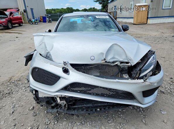 55SWF6EB4GU112476 2016 MERCEDES-BENZ C Silver წინა ხედი