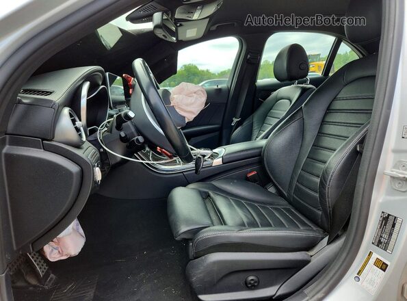 55SWF6EB4GU112476 2016 MERCEDES-BENZ C Silver წინა სალონის ხედი