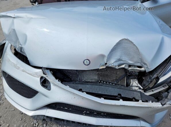 55SWF6EB4GU112476 2016 MERCEDES-BENZ C Silver უკანა სალონის ხედი