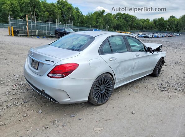 55SWF6EB4GU112476 2016 MERCEDES-BENZ C Silver უკანა მარჯვენა