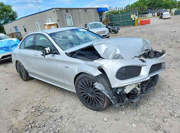 55SWF6EB4GU112476 2016 MERCEDES-BENZ C Silver წინა მარჯვენა