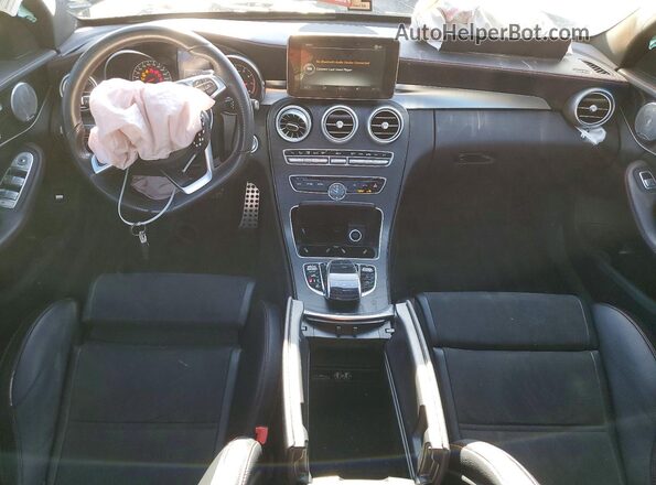 55SWF6EB4HU181606 2017 MERCEDES-BENZ C Brown Vista del salpicadero