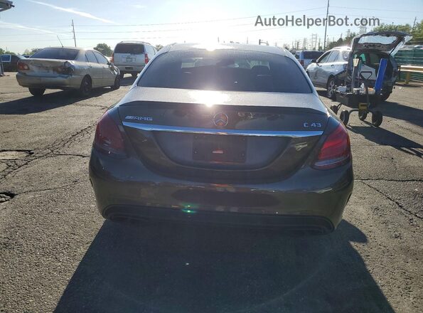 55SWF6EB4HU181606 2017 MERCEDES-BENZ C Brown Vista trasera