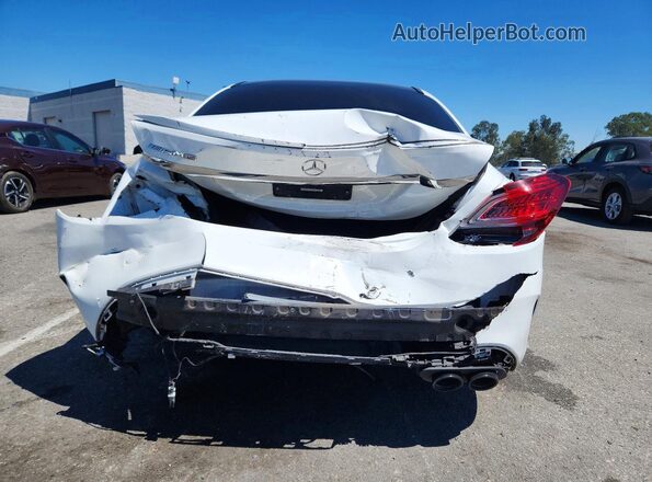 55SWF6EB4KU292129 2019 MERCEDES-BENZ C Белый Вид сзади