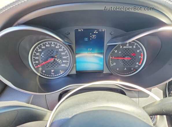 55SWF6EB4KU292129 2019 MERCEDES-BENZ C Белый Вид щитка приборов