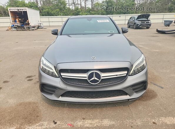 55SWF6EB4LU325003 2020 MERCEDES-BENZ C Gray Widok z przodu