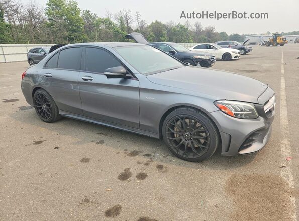 55SWF6EB4LU325003 2020 MERCEDES-BENZ C Gray Przód prawy