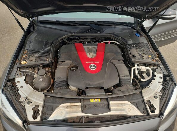 55SWF6EB4LU325003 2020 MERCEDES-BENZ C Gray Widok wnętrza z tyłu